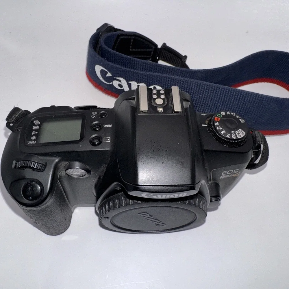 Canon EOS Rebel G II 2 35mm SLR Film Camera Body With 35-80MM Untested